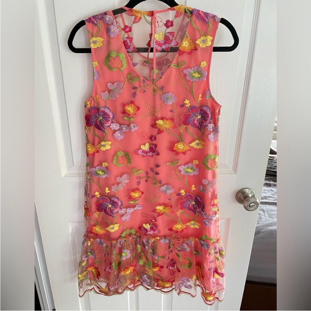 Trina Turk Floral Dress 6 - Picture 4 of 5